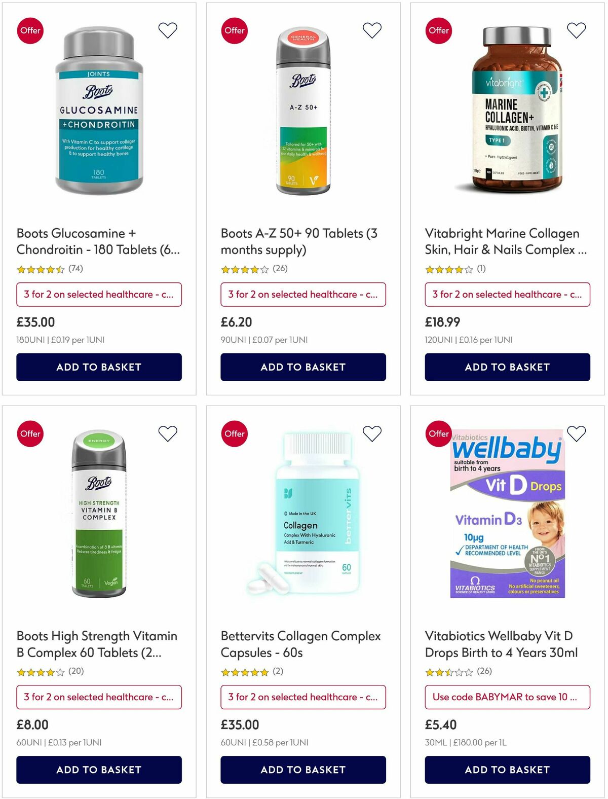 Boots Offers from 16 March