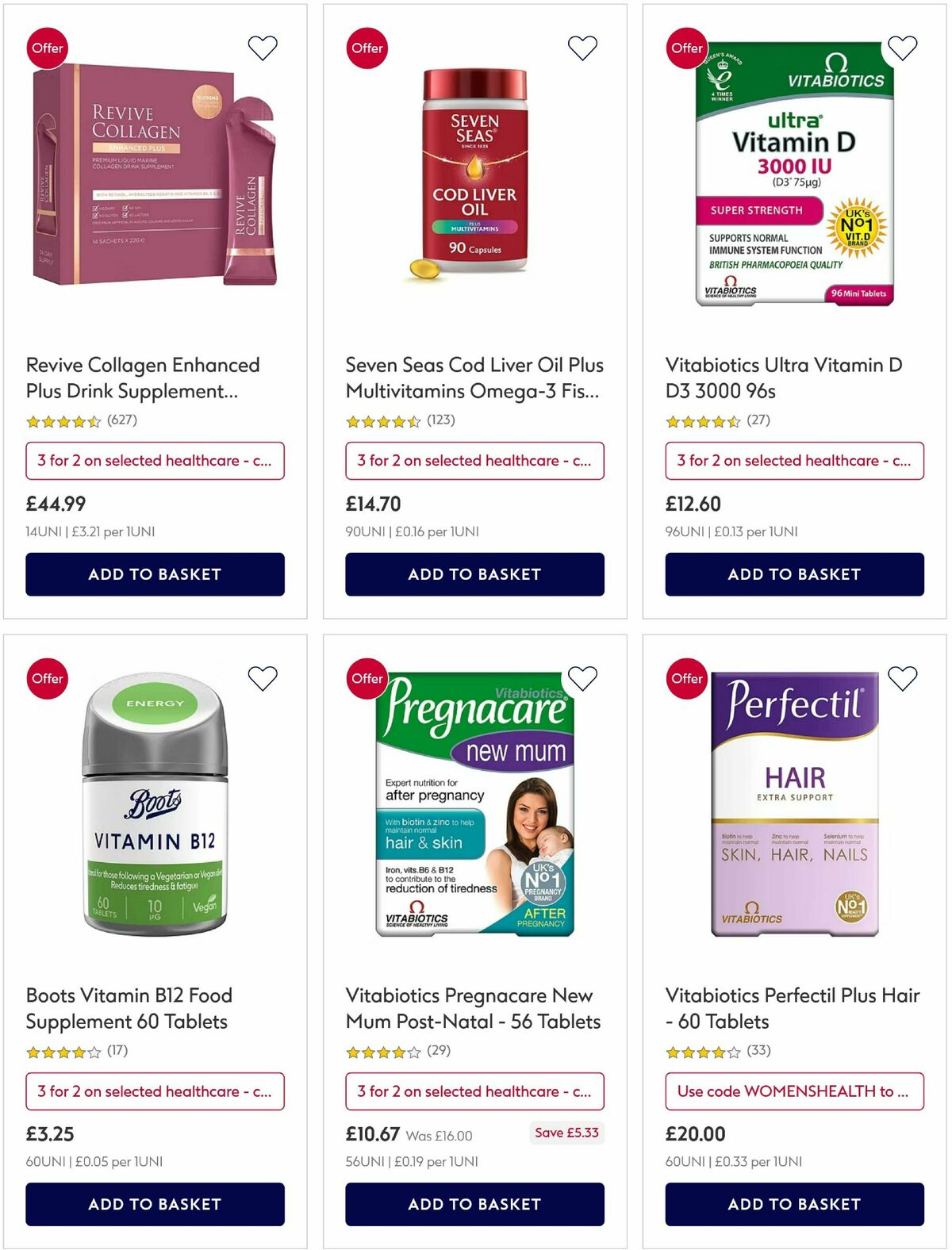 Boots Offers from 16 March