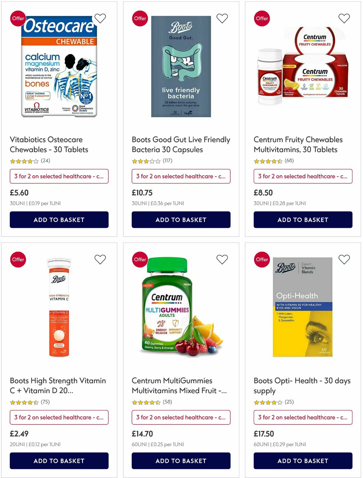 Boots Offers from 16 March