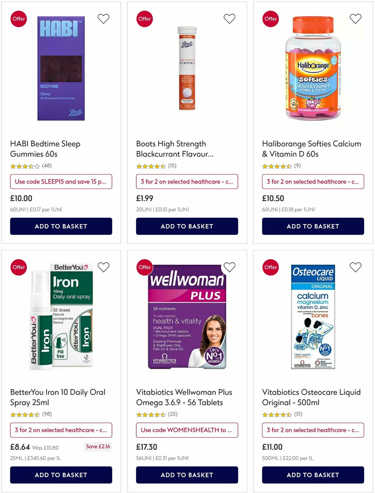 Boots Offers from 16 March