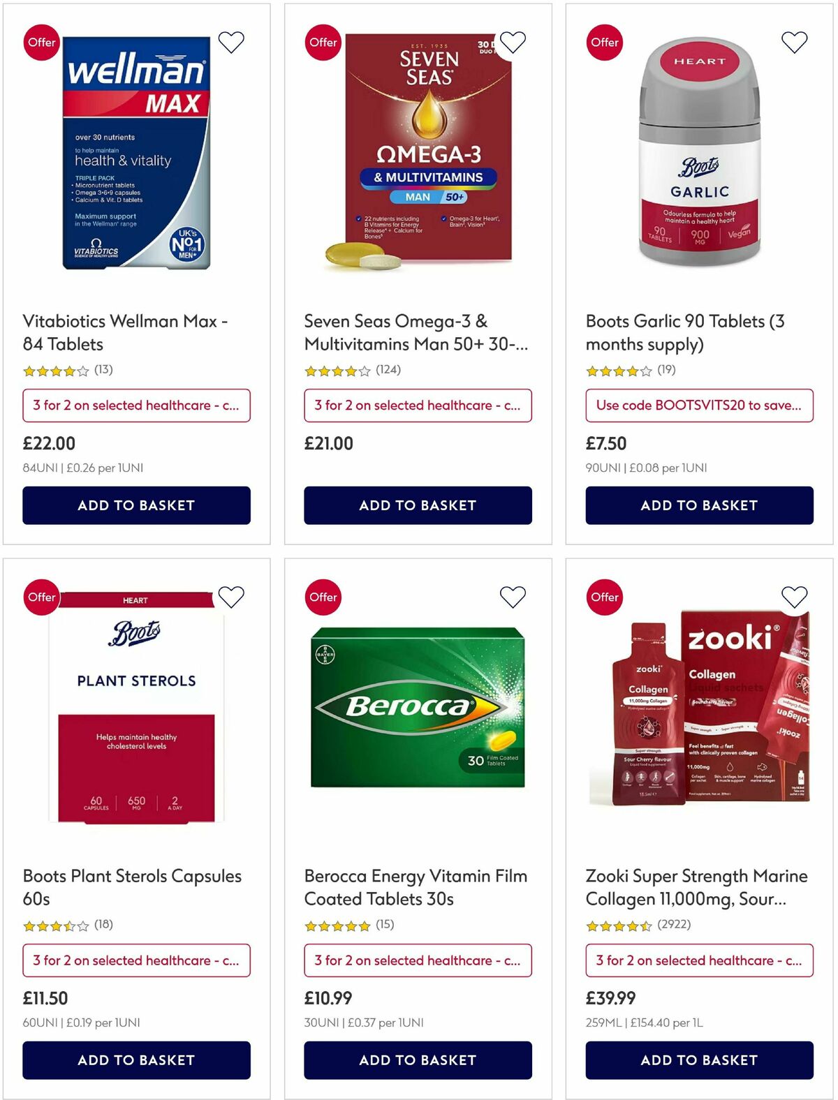 Boots Offers from 16 March