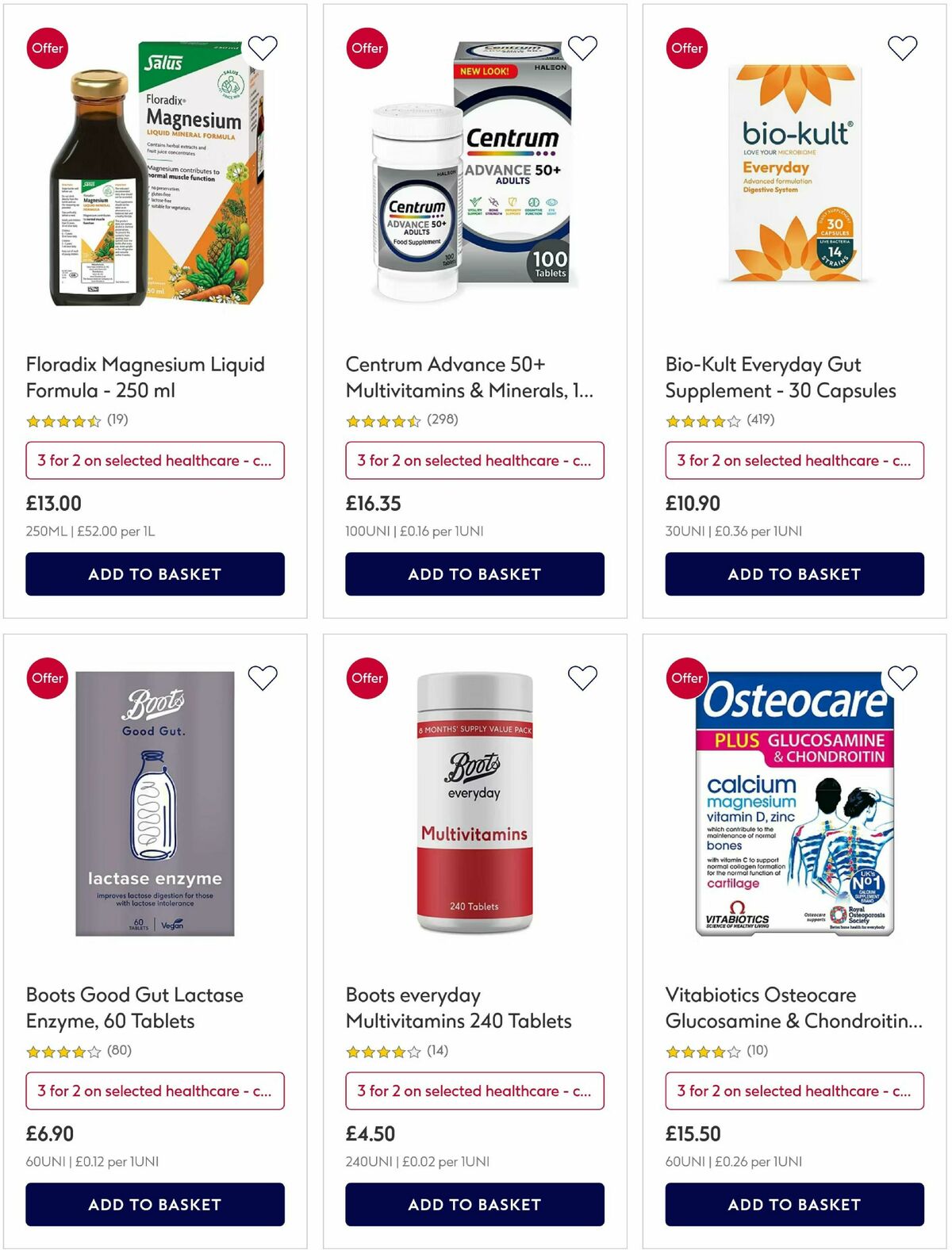 Boots Offers from 16 March