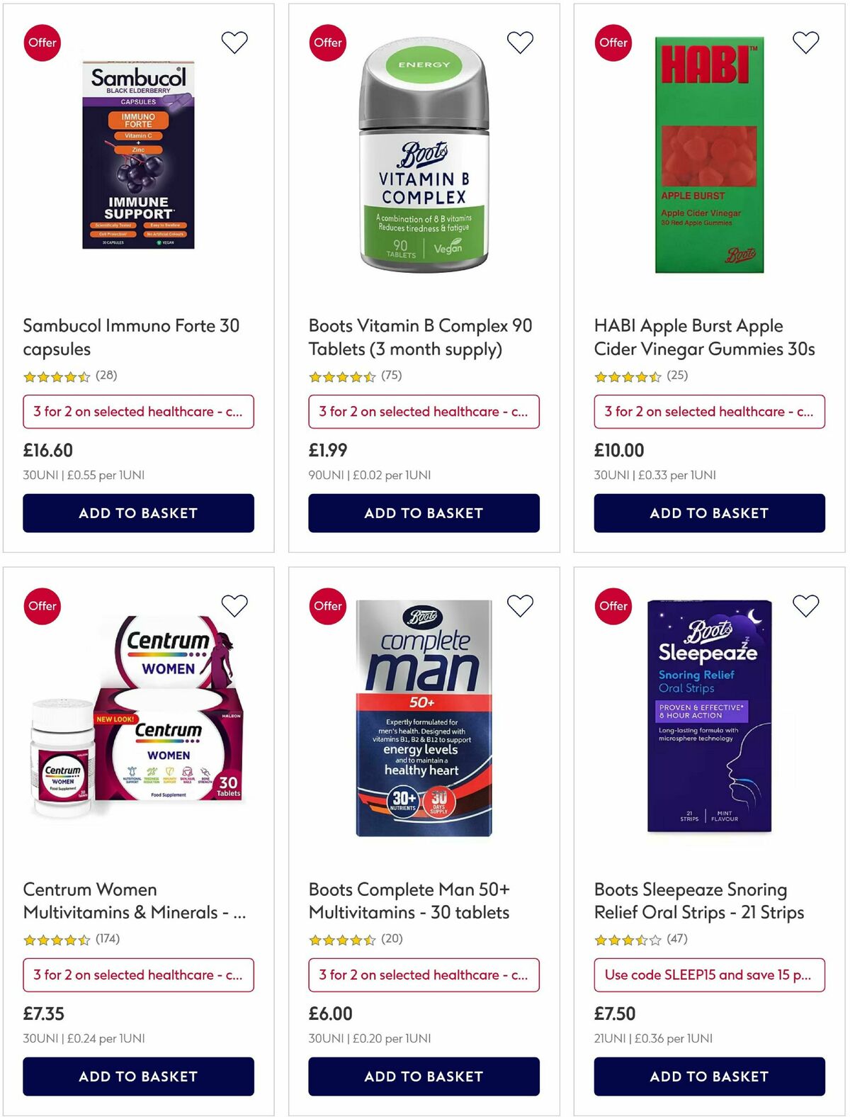 Boots Offers from 16 March