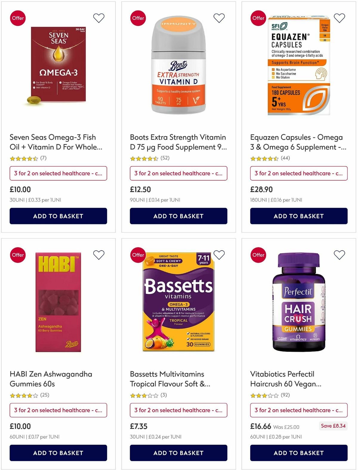 Boots Offers from 16 March