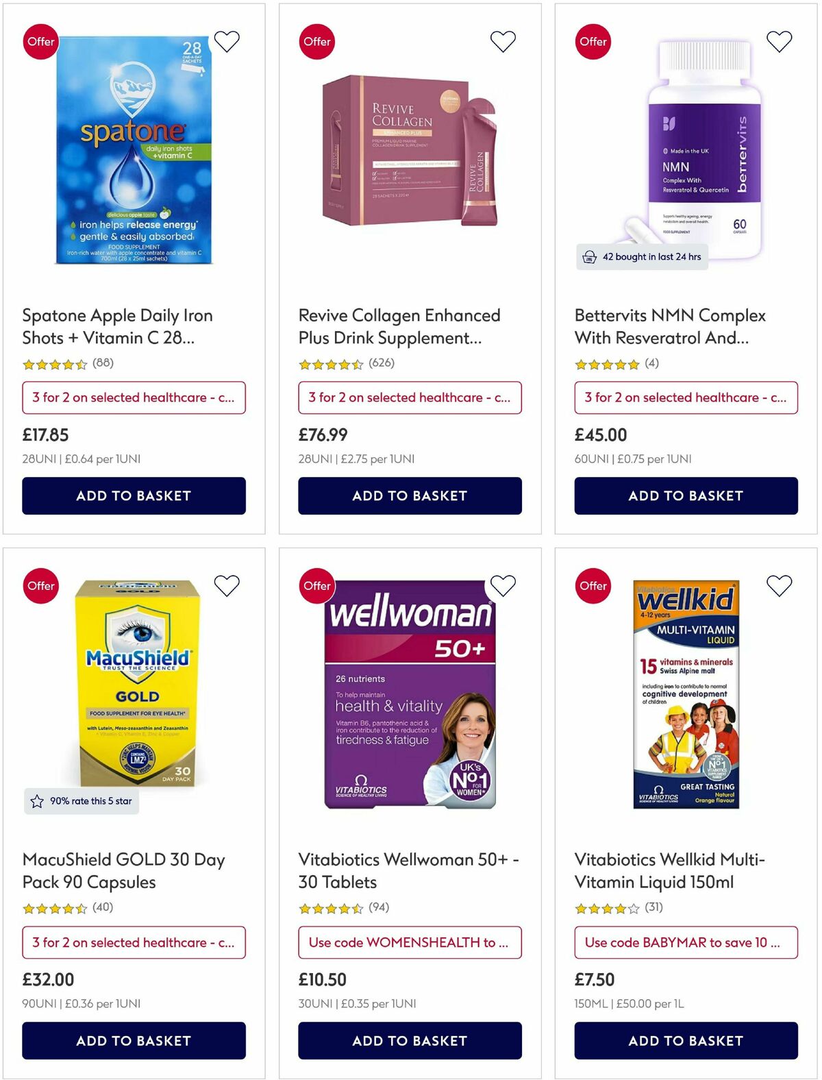 Boots Offers from 16 March