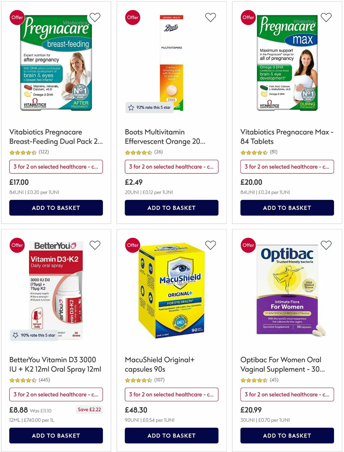 Boots Offers from 16 March
