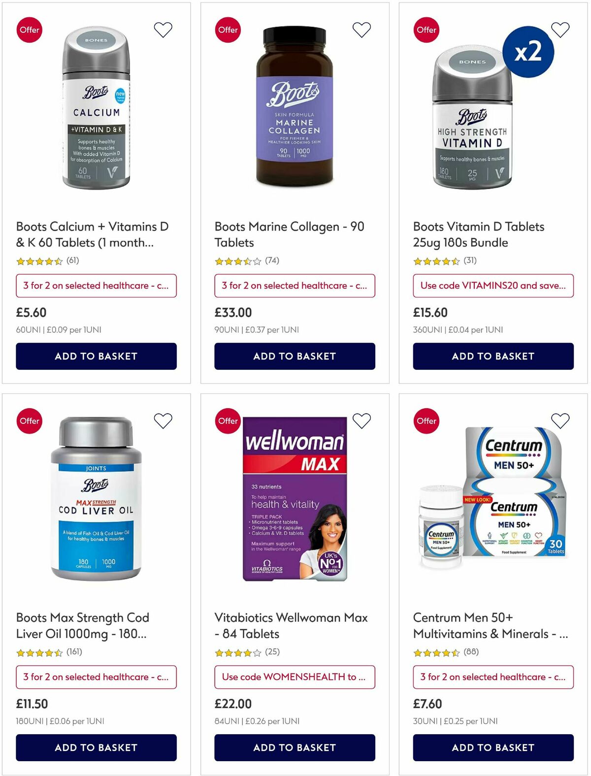 Boots Offers from 16 March