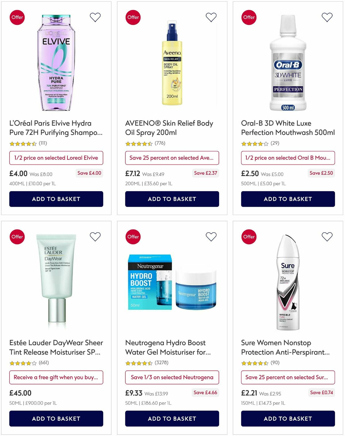 Boots Offers from 16 April