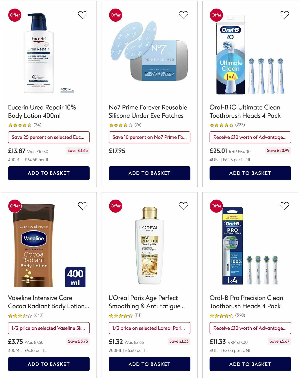 Boots Offers from 16 April