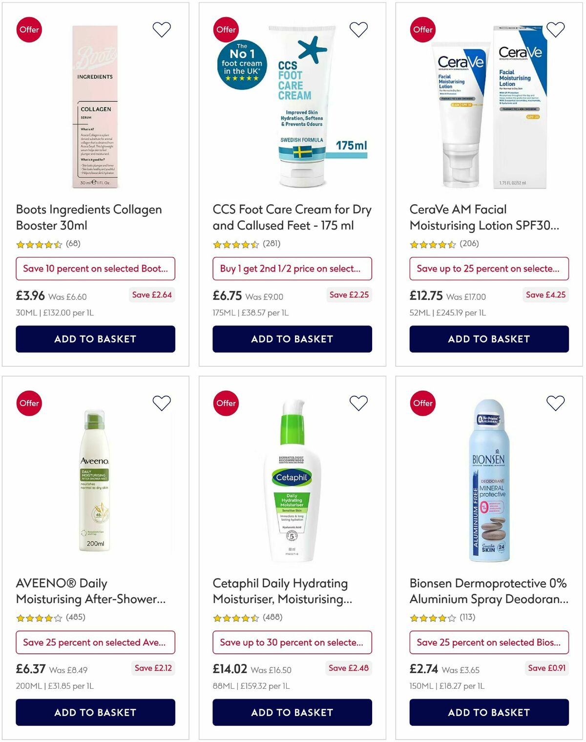 Boots Offers from 16 April