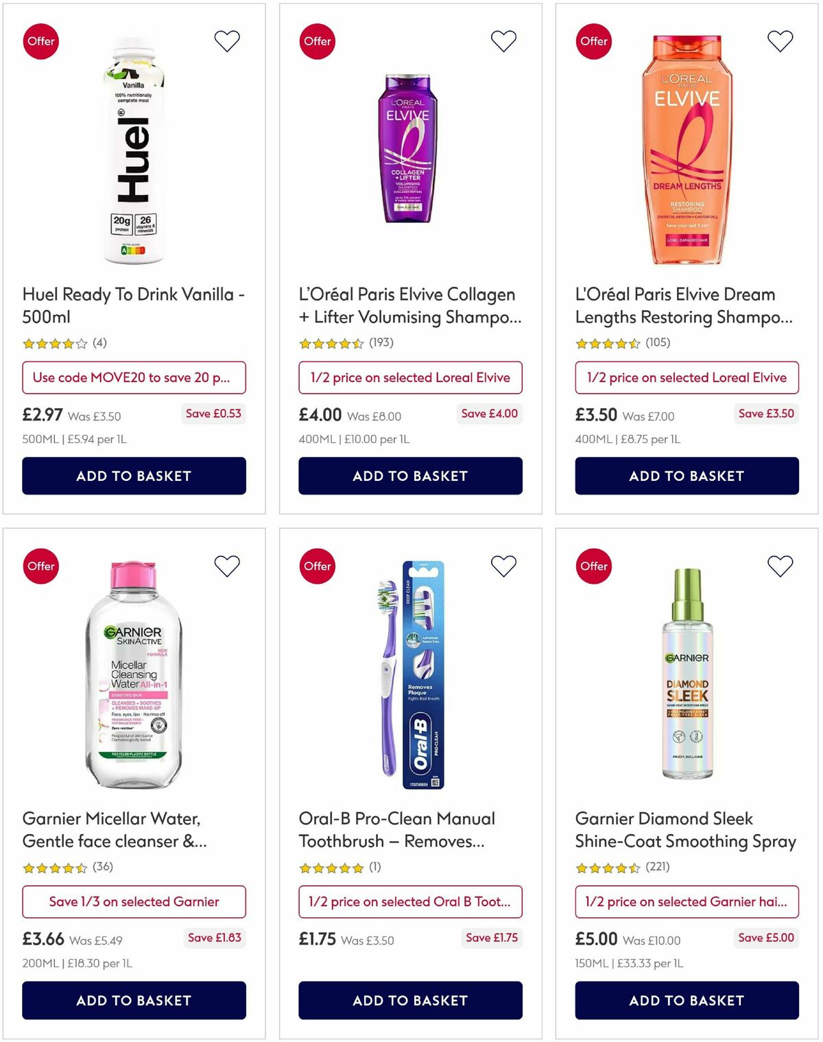 Boots Offers from 16 April