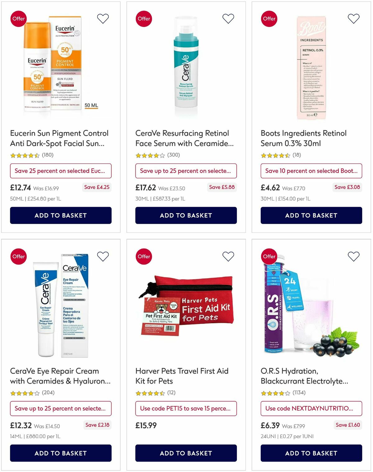 Boots Offers from 16 April