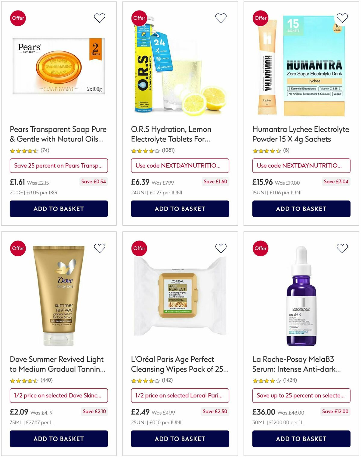 Boots Offers from 16 April