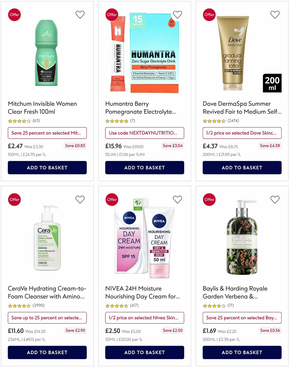 Boots Offers from 16 April