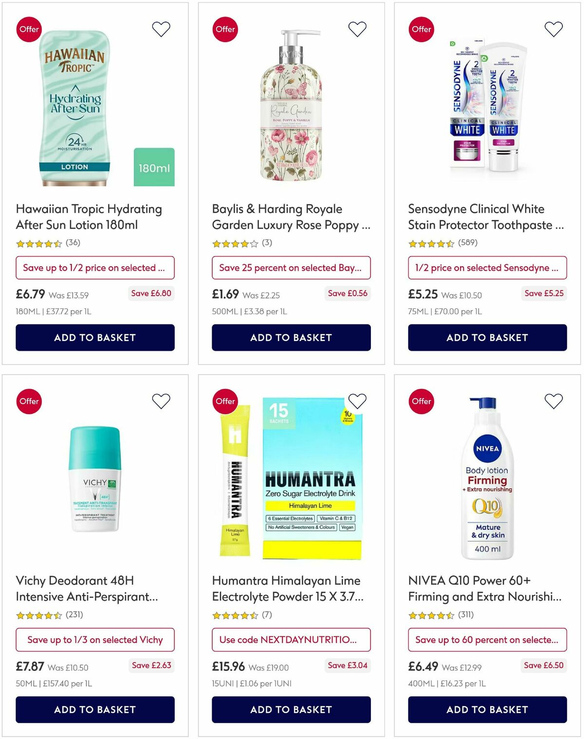Boots Offers from 16 April