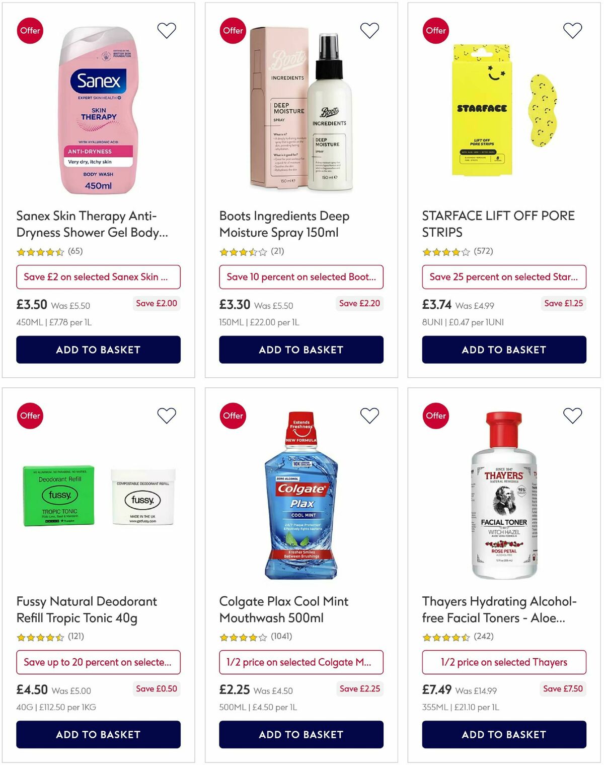 Boots Offers from 16 April