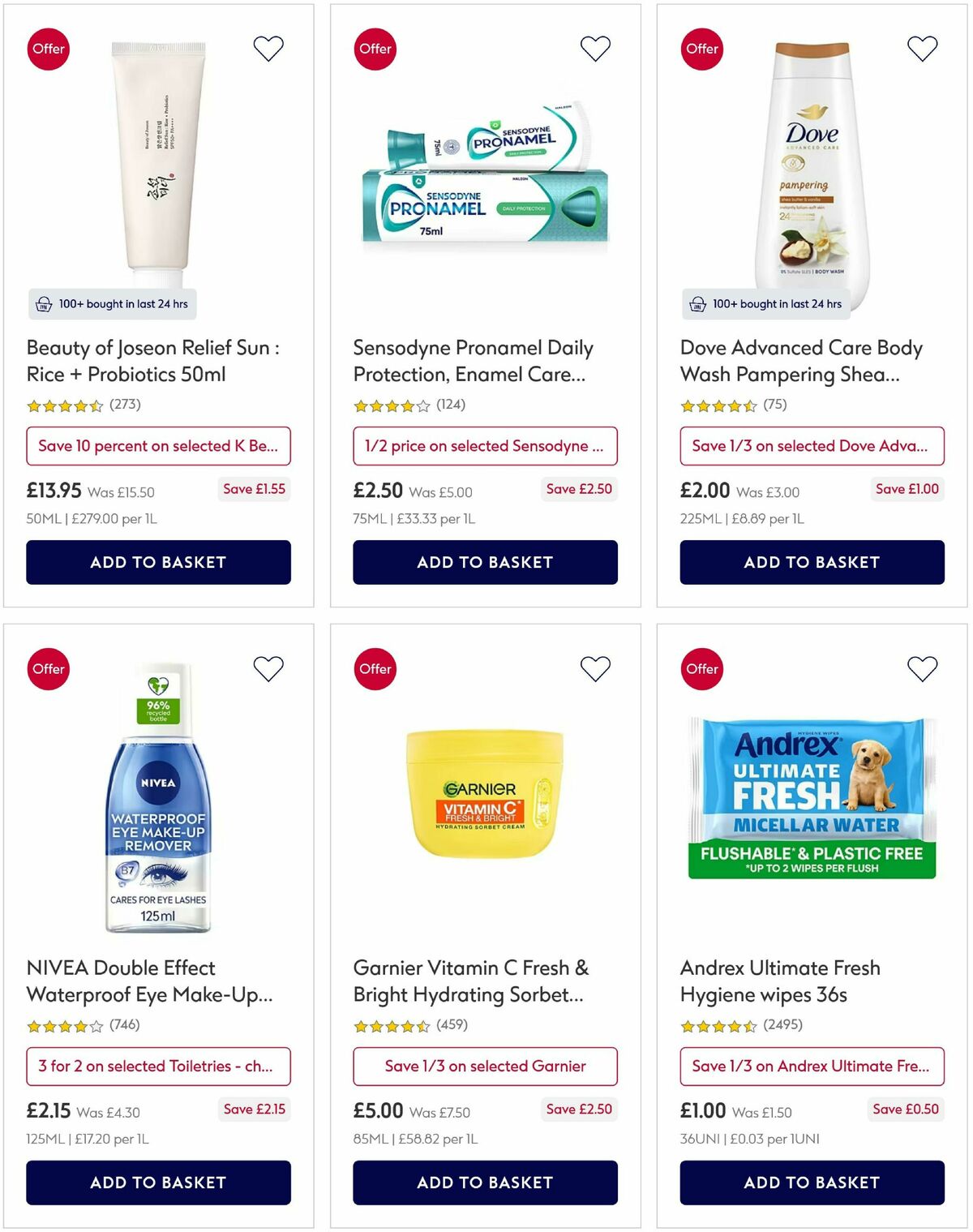 Boots Offers from 16 April