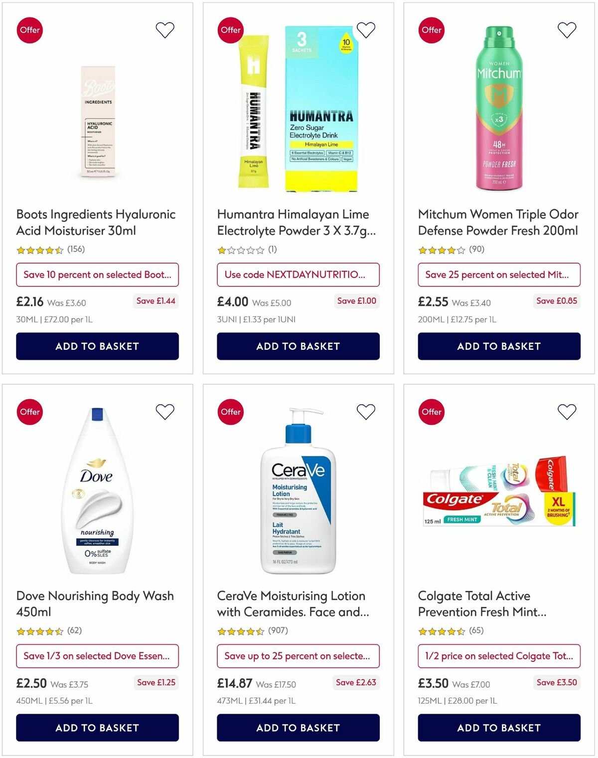 Boots Offers from 16 April