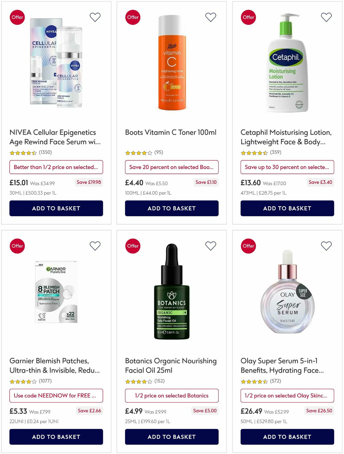 Boots Offers from 16 May