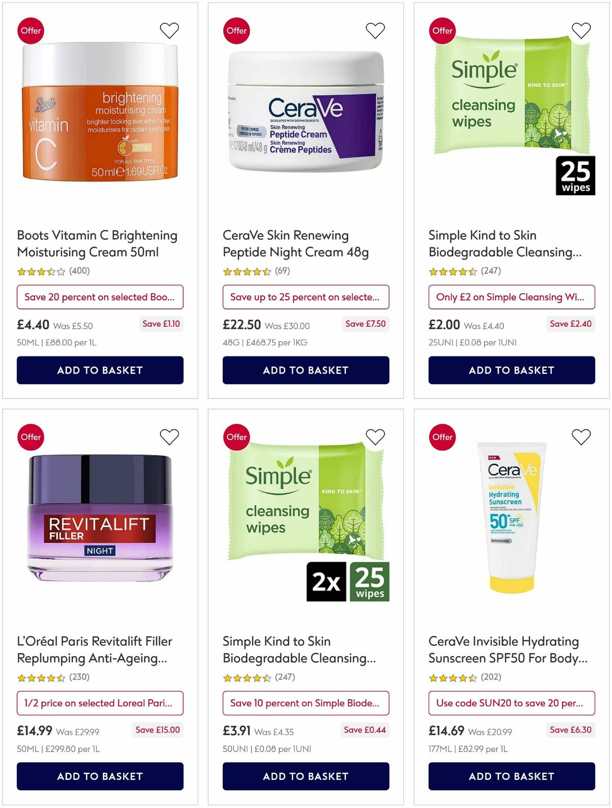 Boots Offers from 16 May