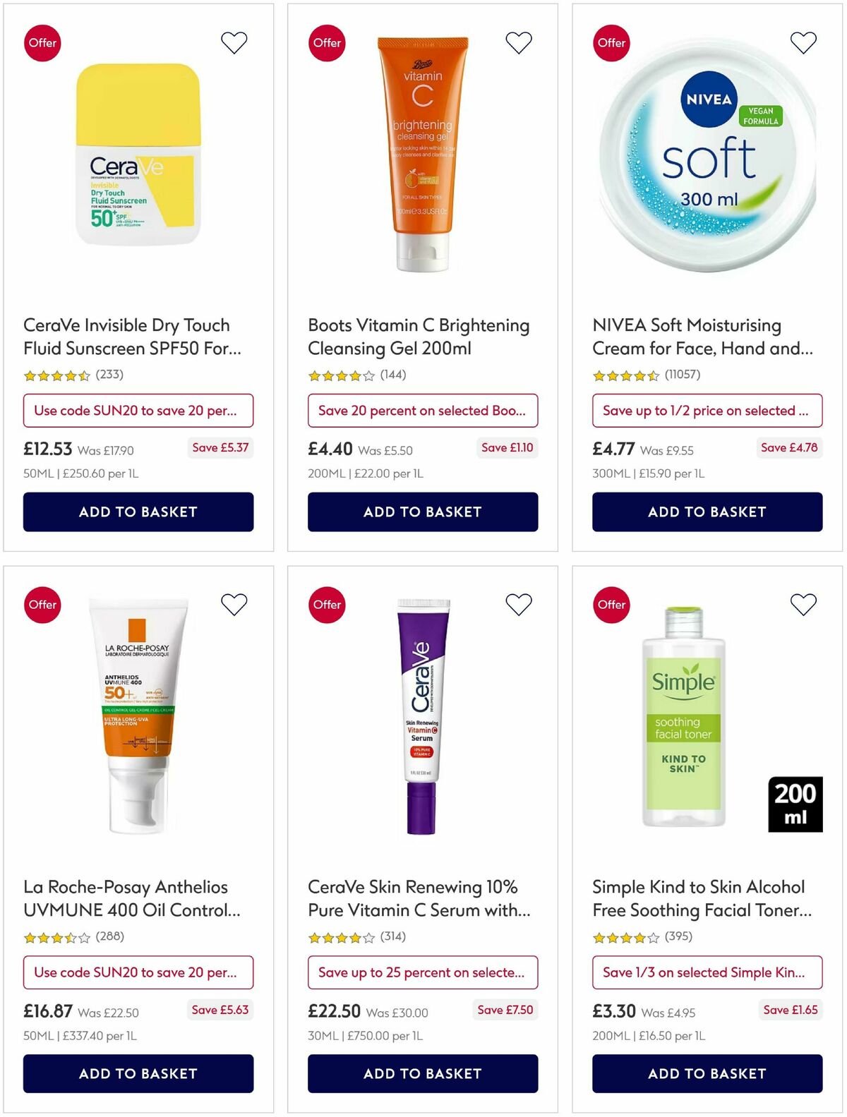 Boots Offers from 16 May