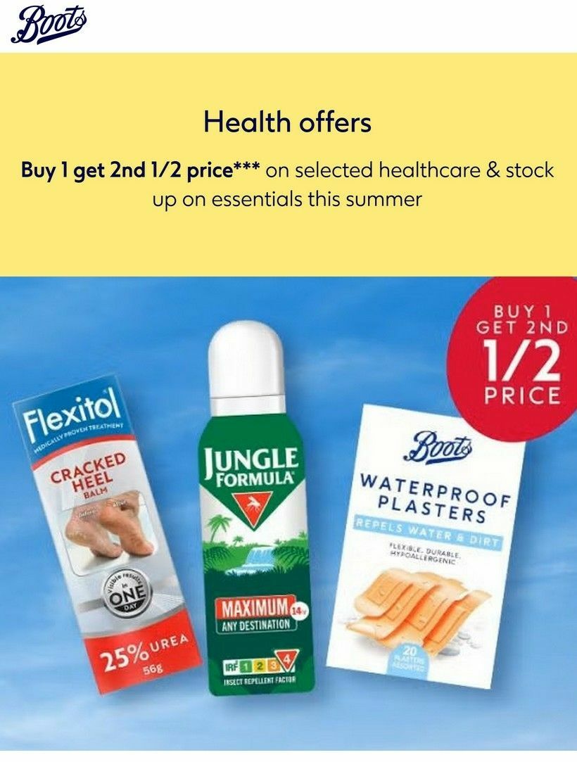 Boots Offers from 16 July