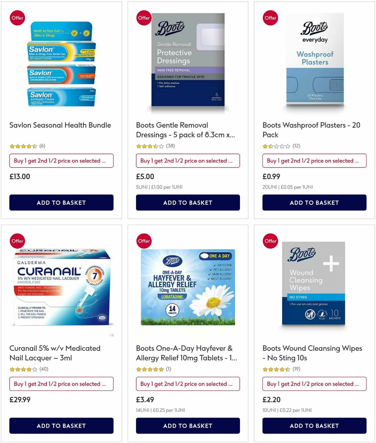 Boots Offers from 16 July