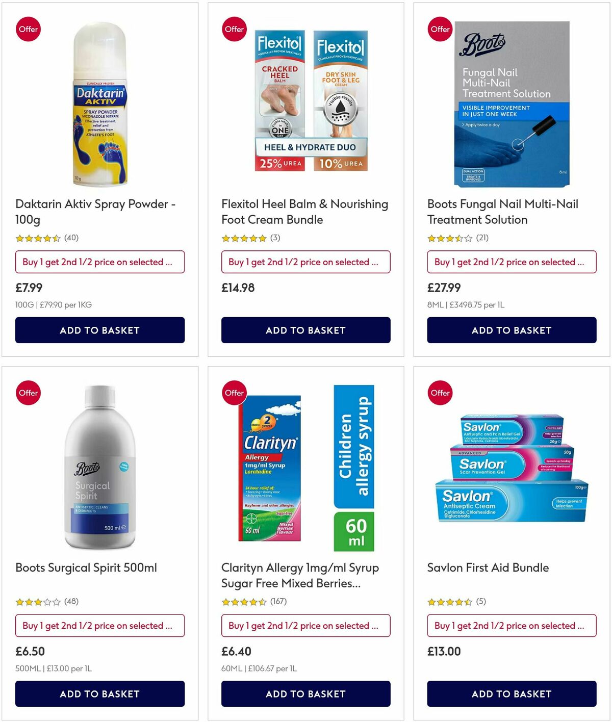 Boots Offers from 16 July