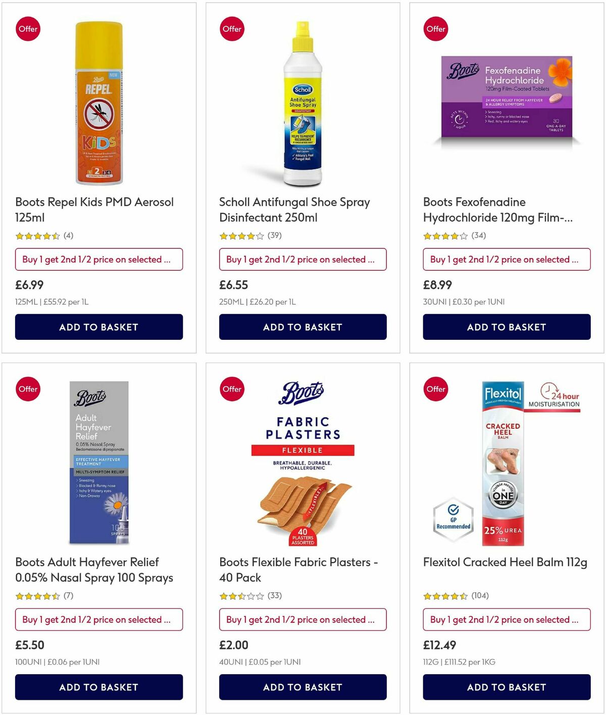 Boots Offers from 16 July