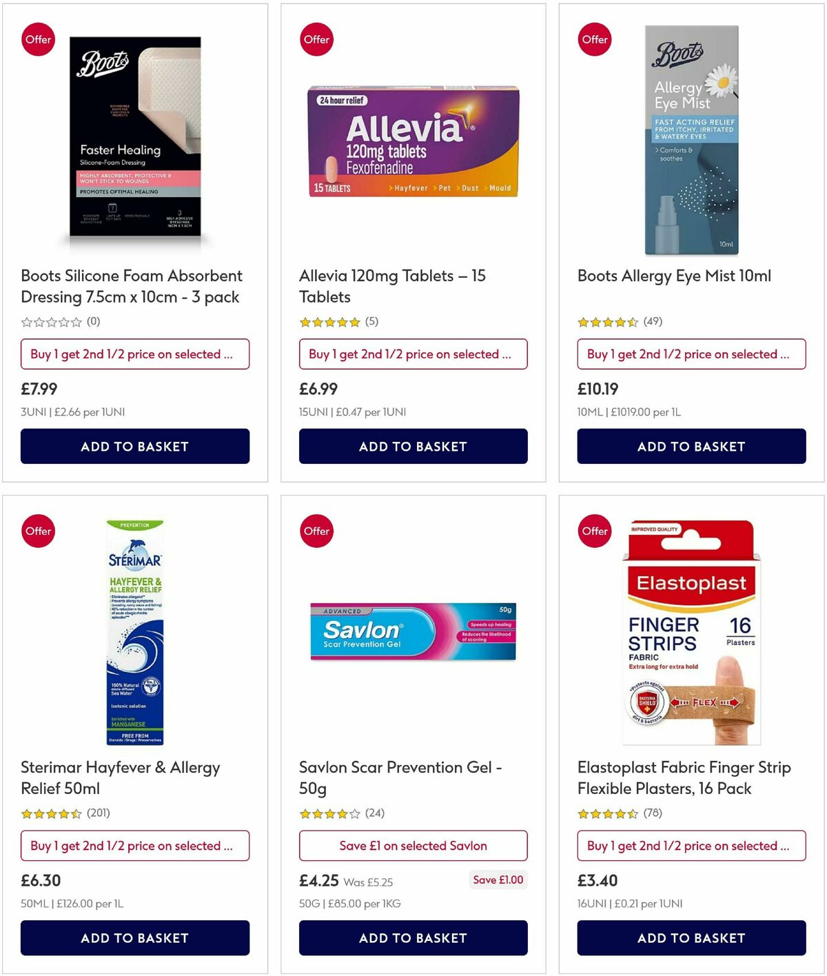 Boots Offers from 16 July