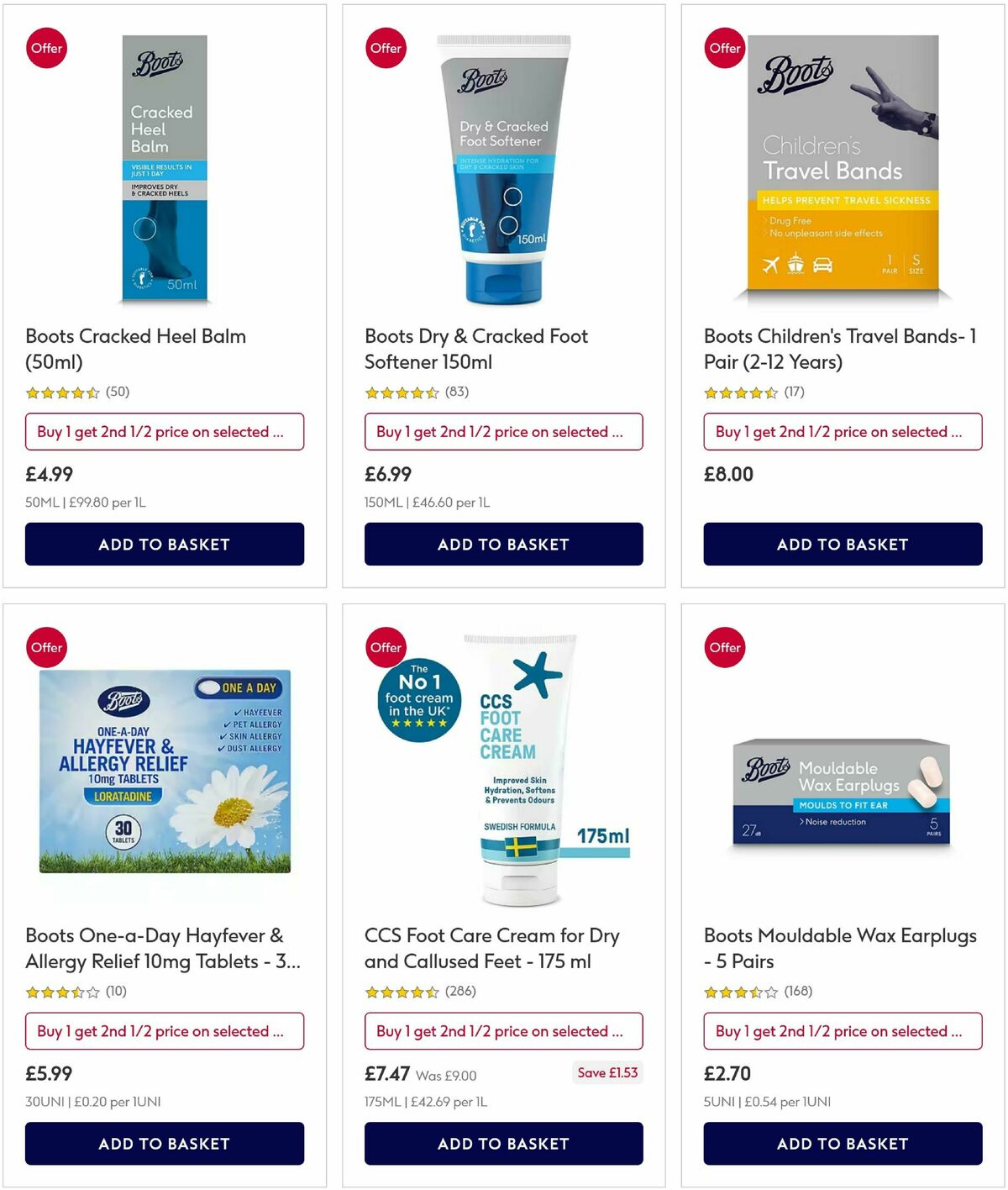 Boots Offers from 16 July