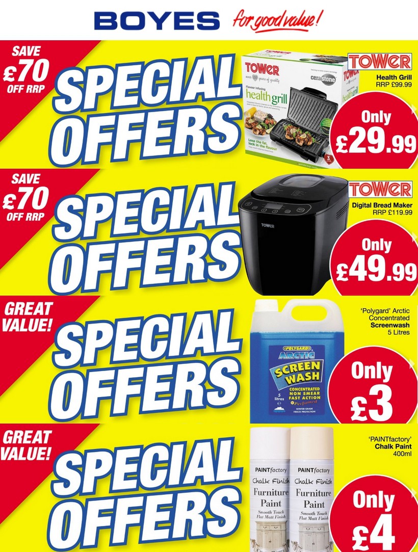 Boyes Offers from 2 January