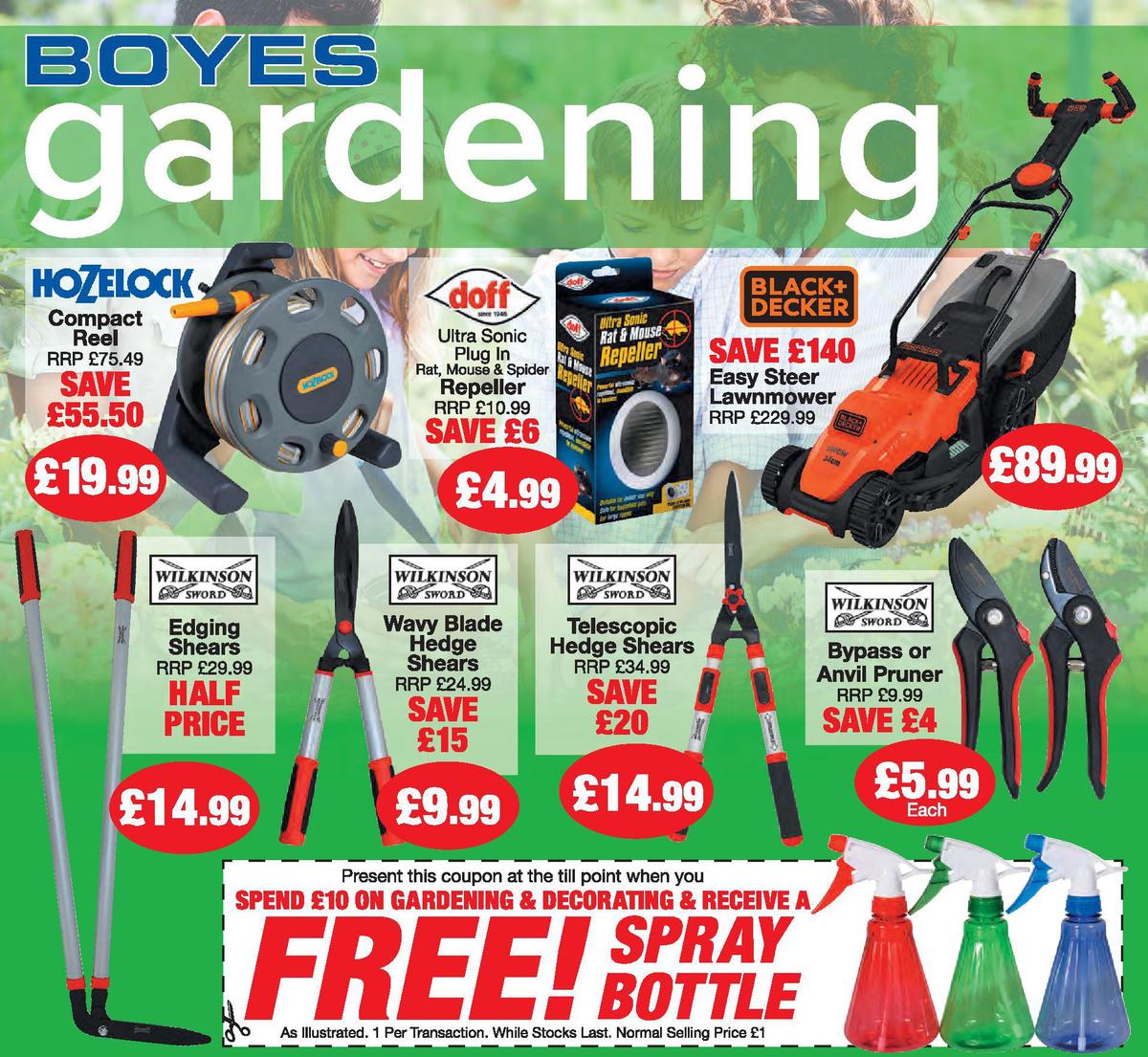 Boyes Offers from 9 March