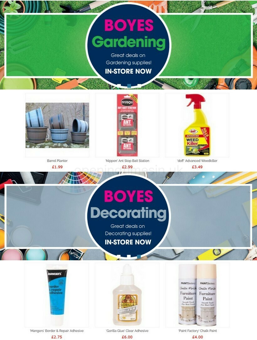 Boyes Offers from 16 March