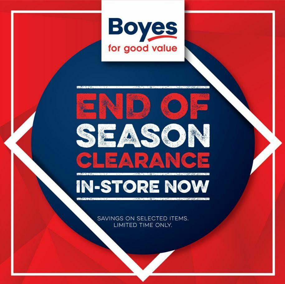 Boyes Offers from 4 August
