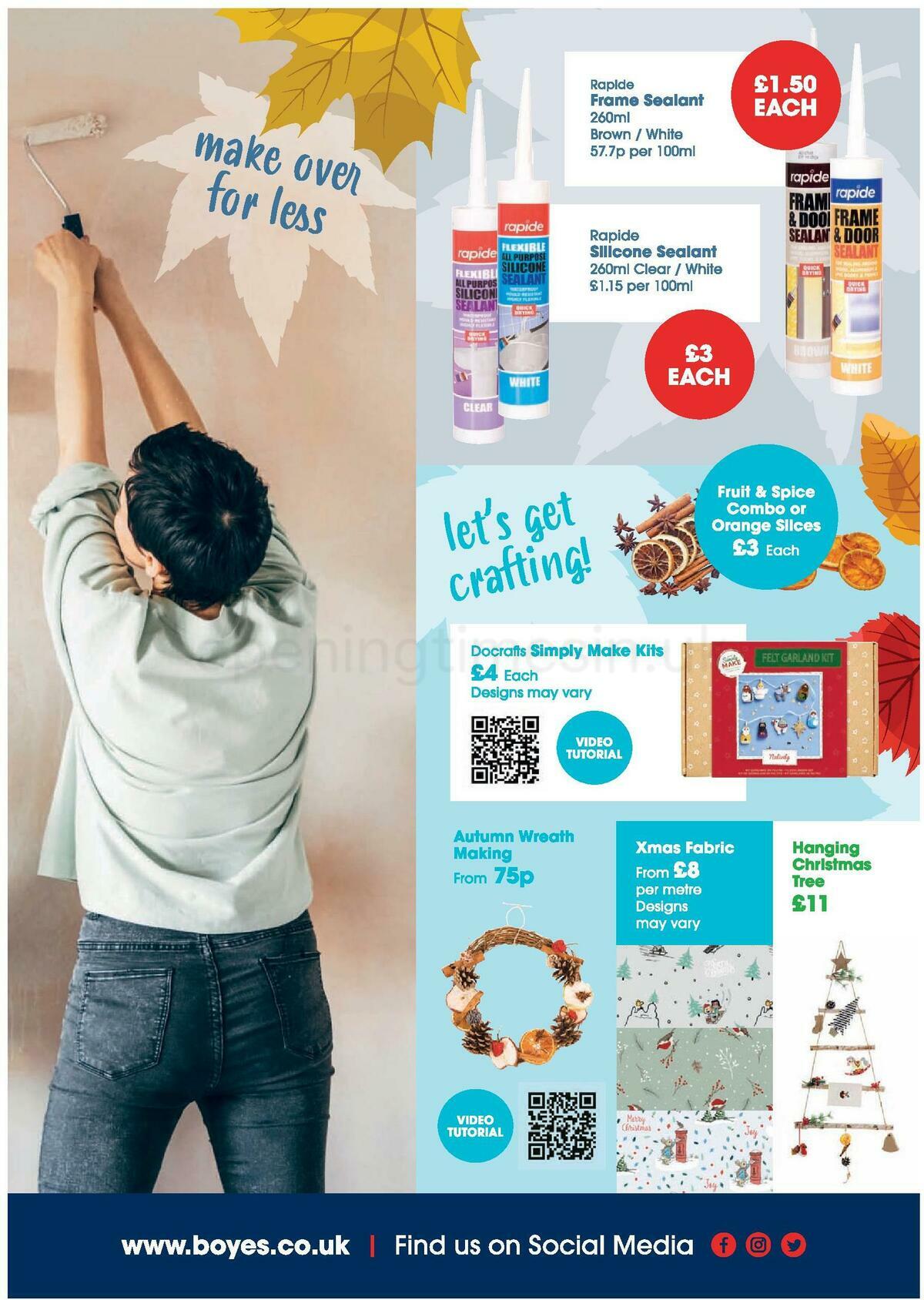 Boyes Offers from 30 September