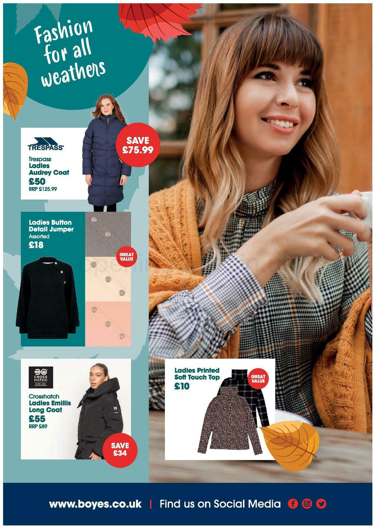 Boyes Offers from 30 September