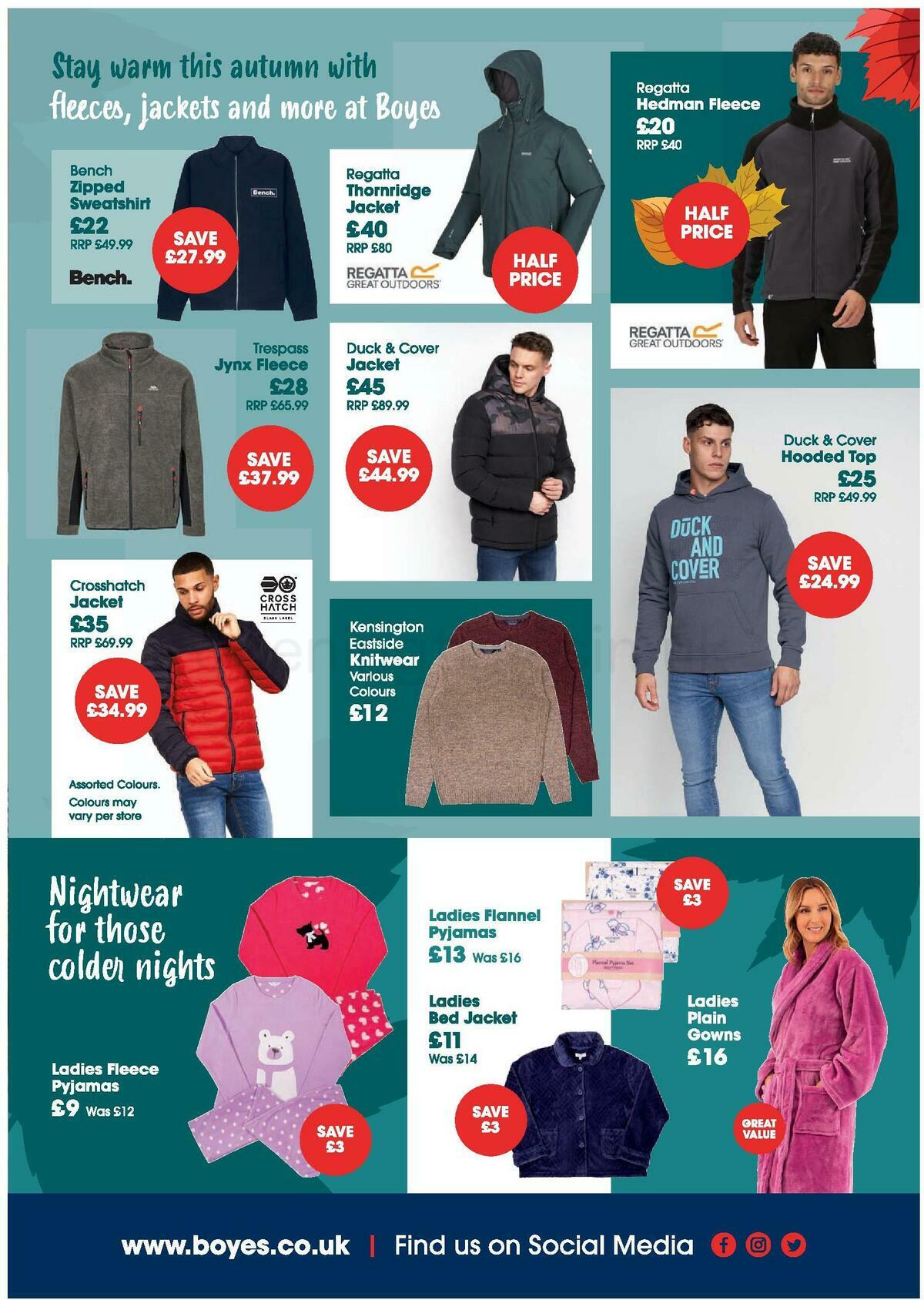 Boyes Offers from 30 September