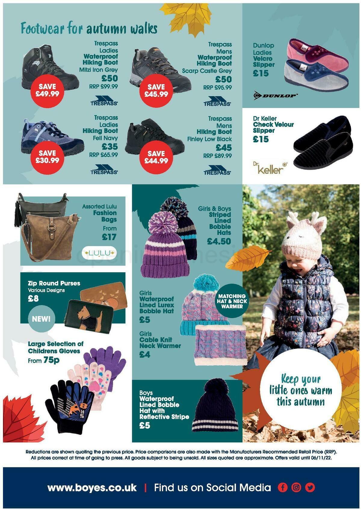 Boyes Offers from 30 September