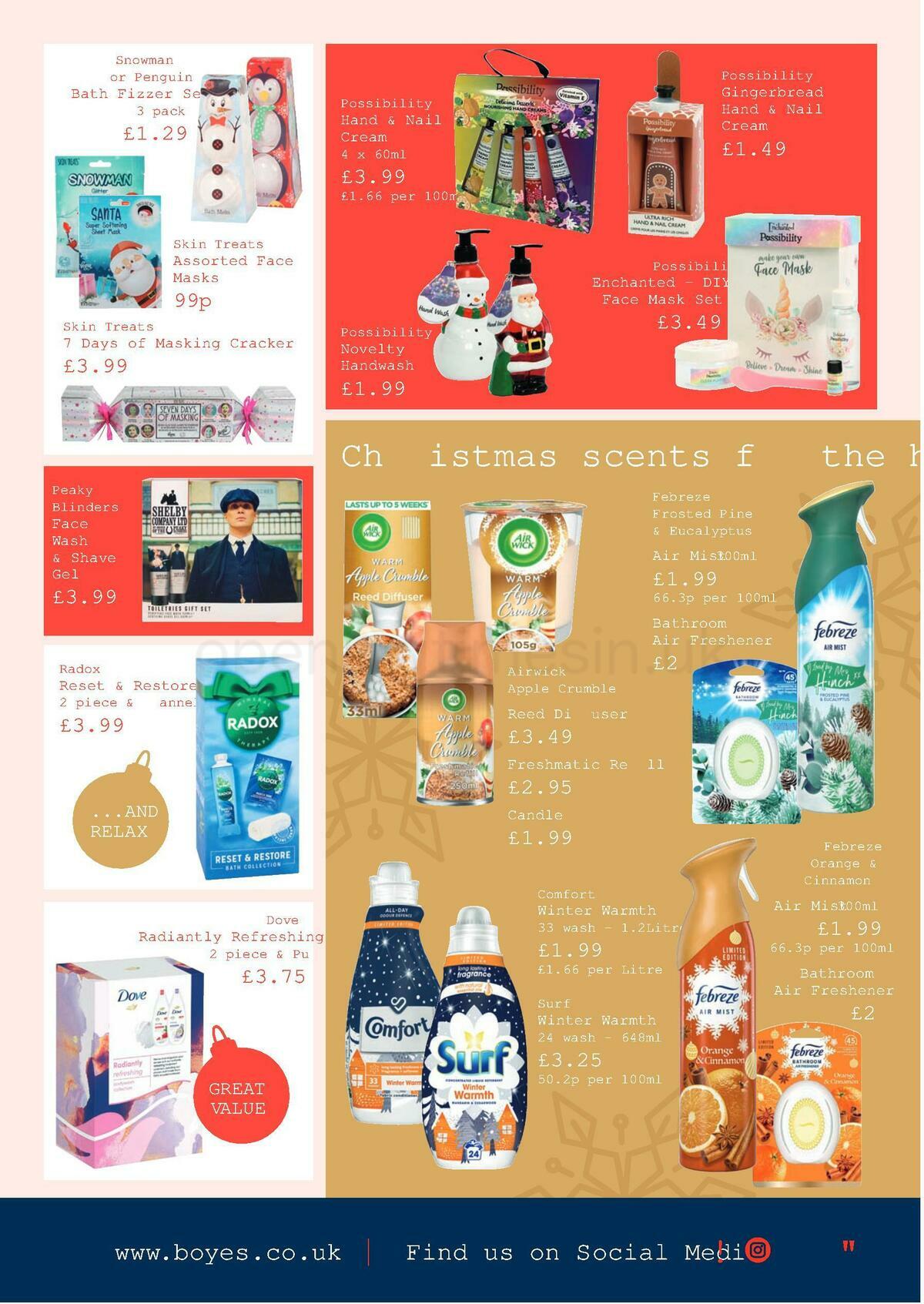 Boyes Offers from 4 November