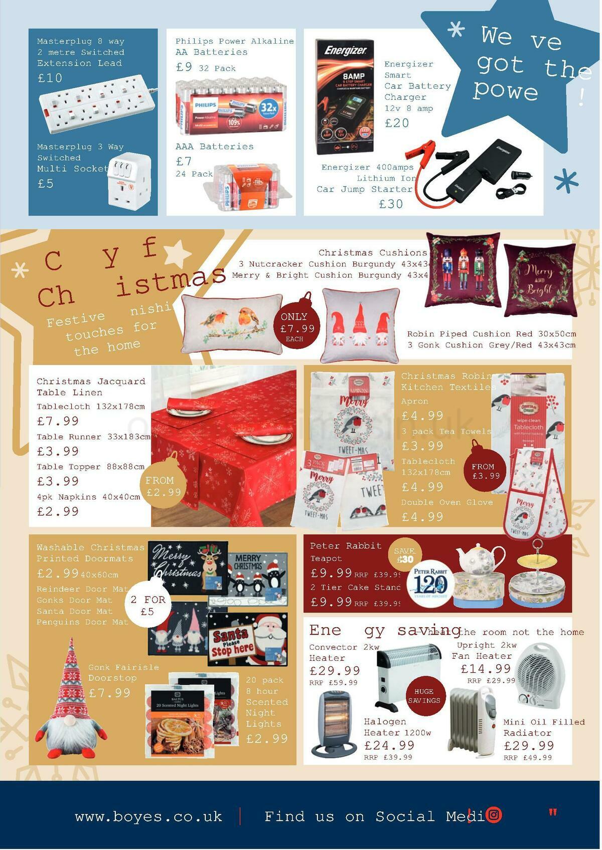 Boyes Offers from 4 November