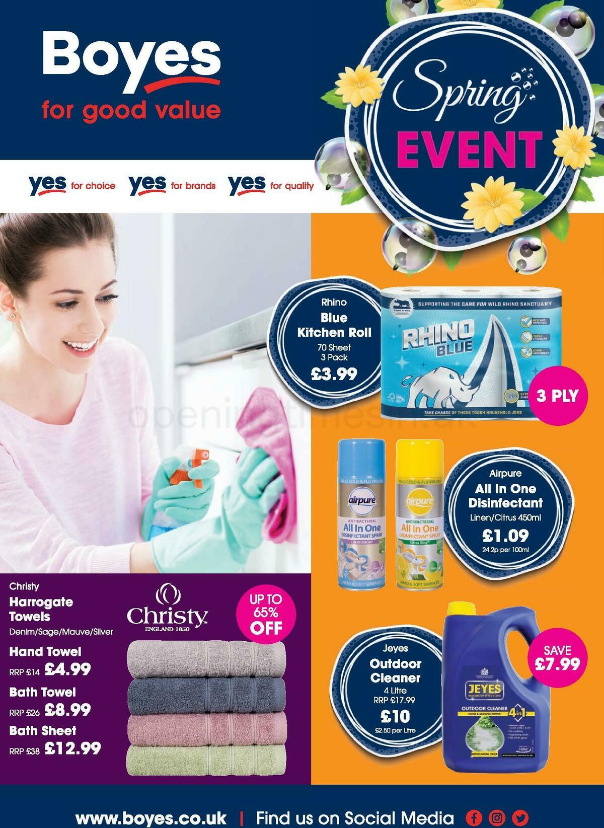 Boyes Offers from 12 February