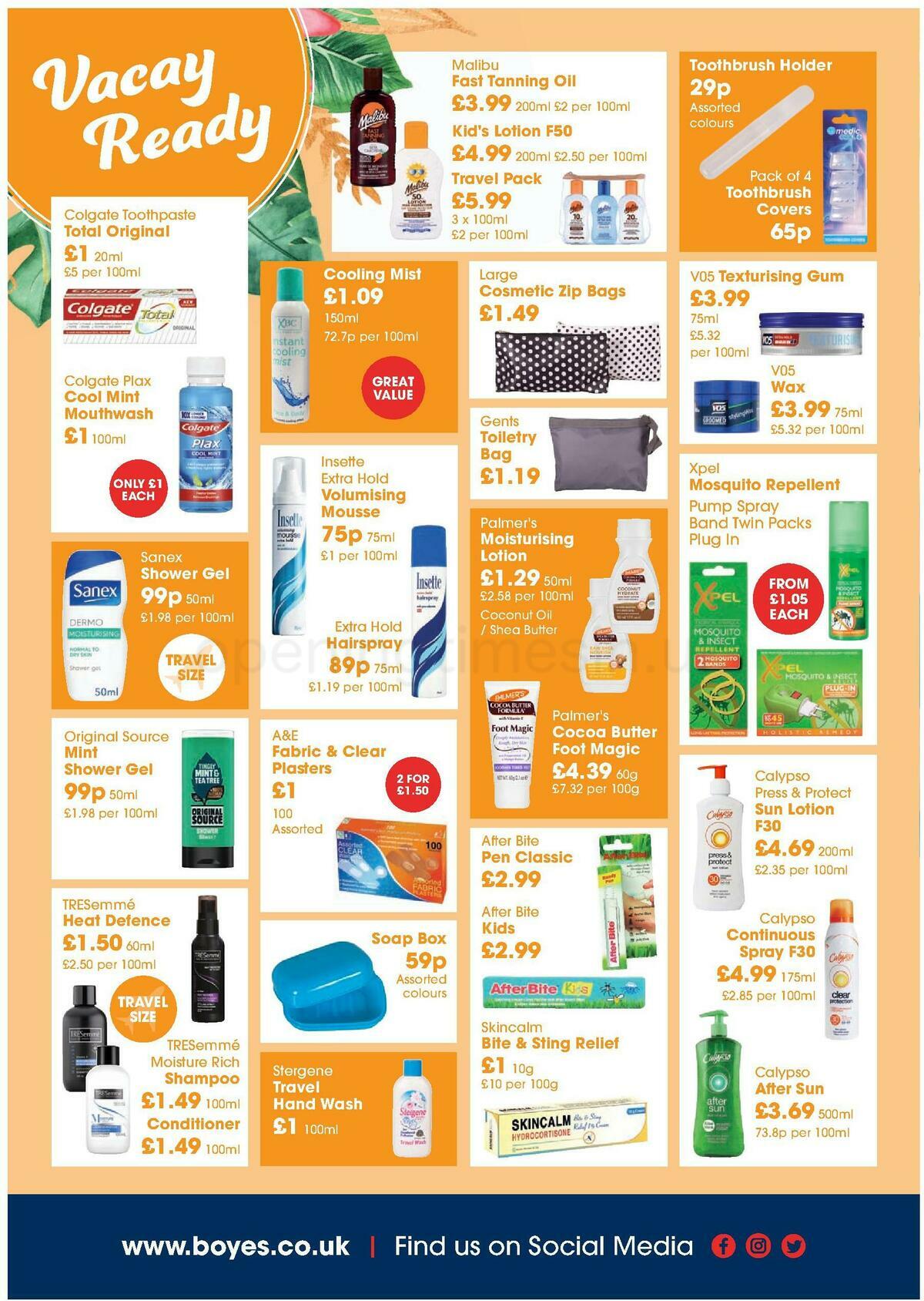 Boyes Offers from 20 May