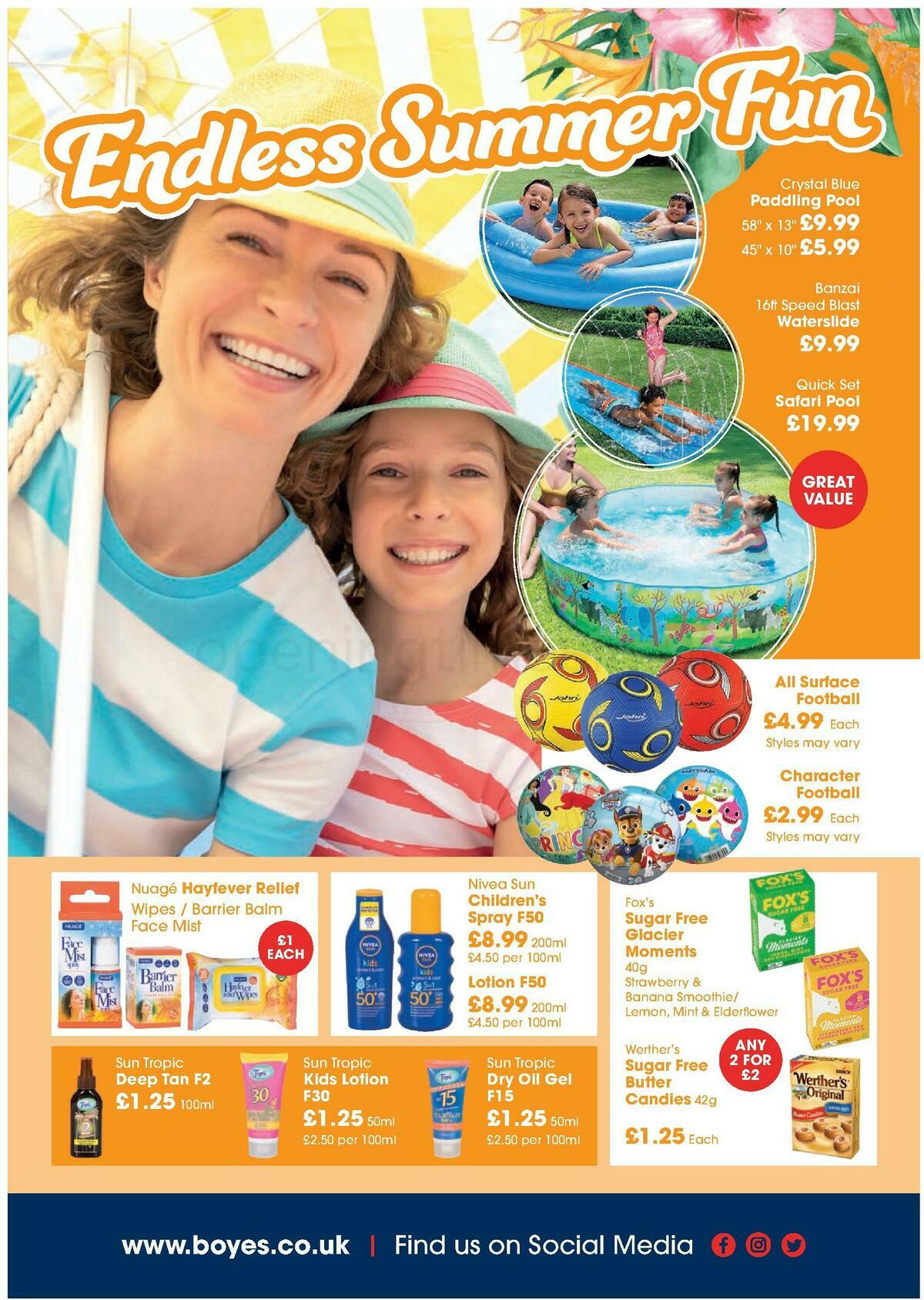 Boyes Offers from 20 May