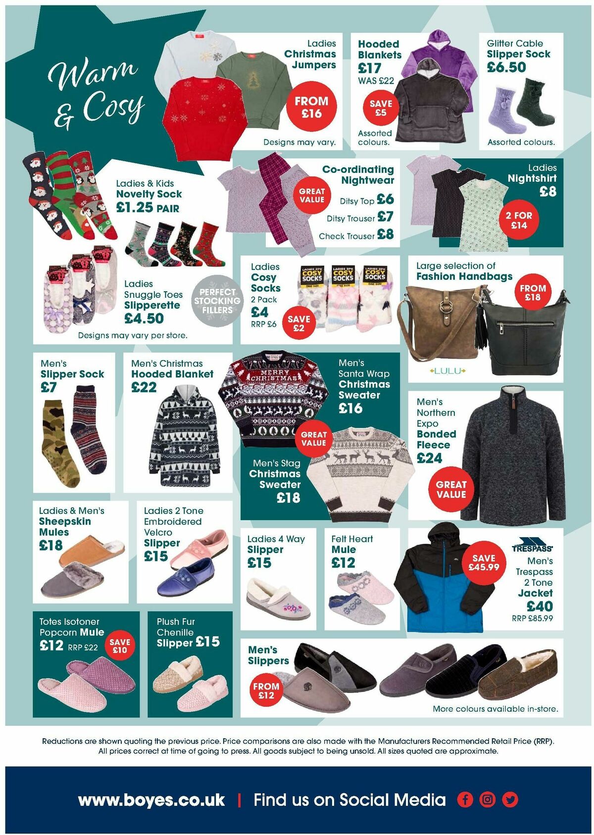 Boyes Offers from 4 November