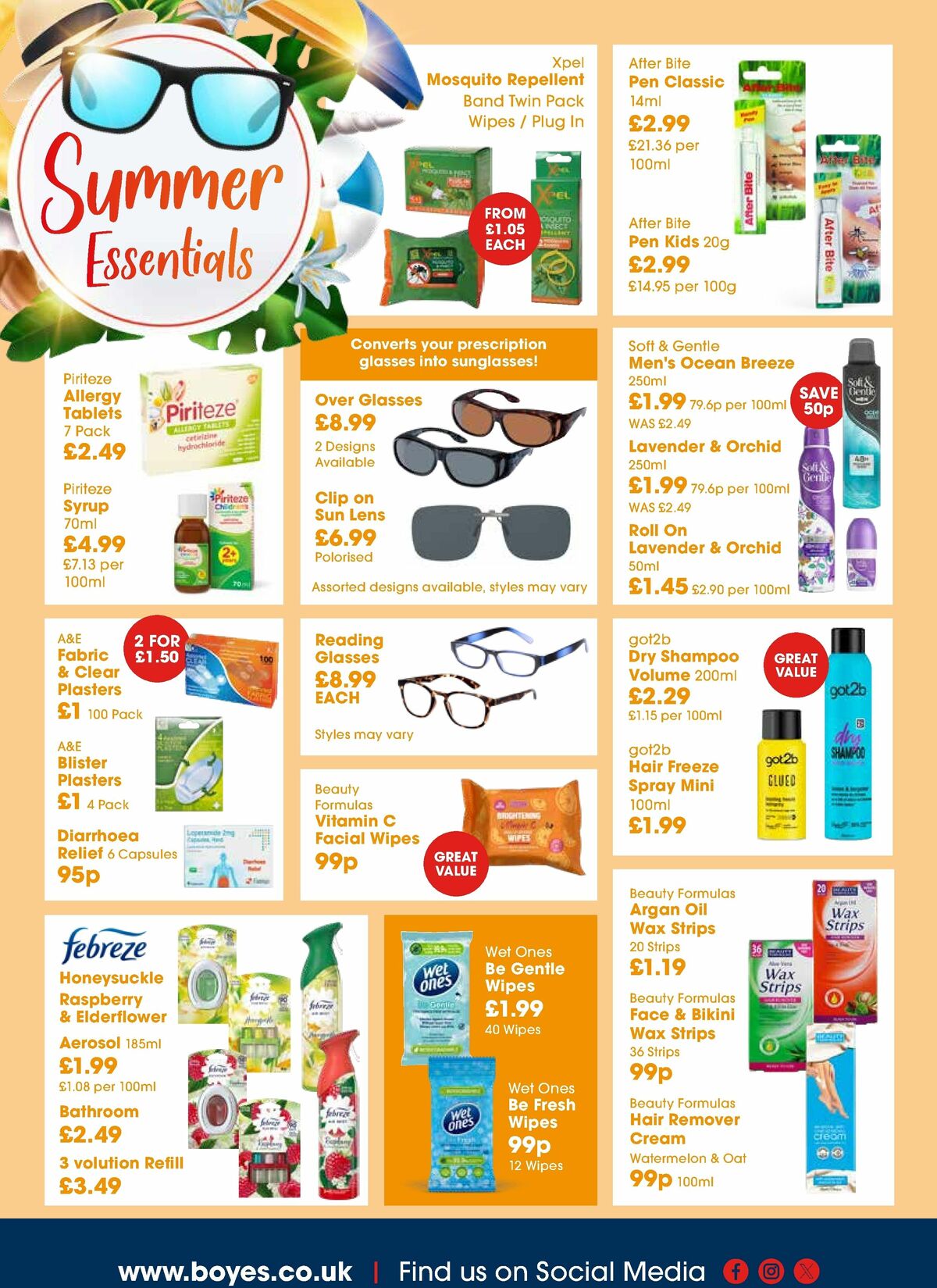 Boyes Offers from 23 May
