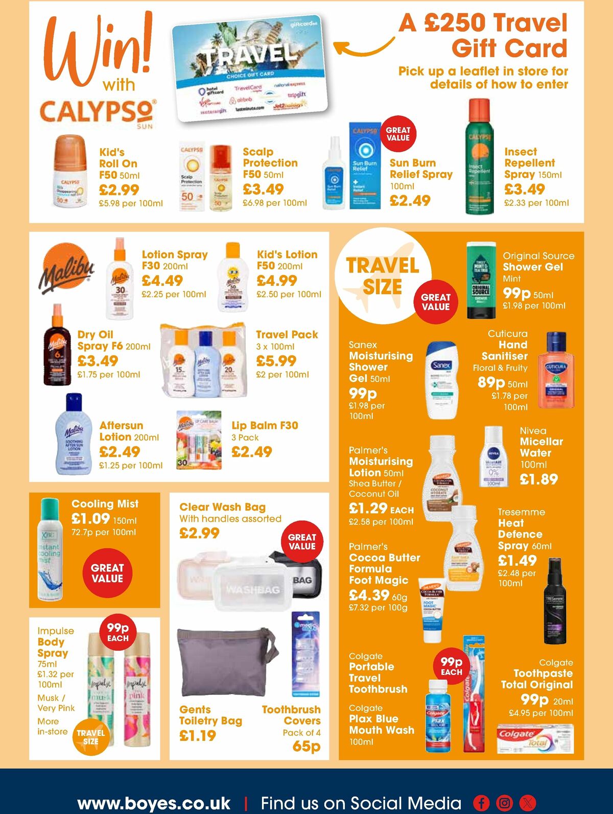 Boyes Offers from 23 May