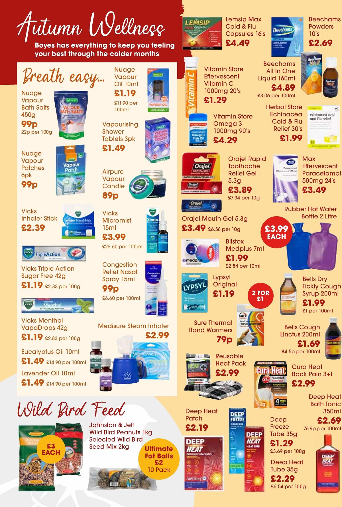 Boyes Offers from 6 October