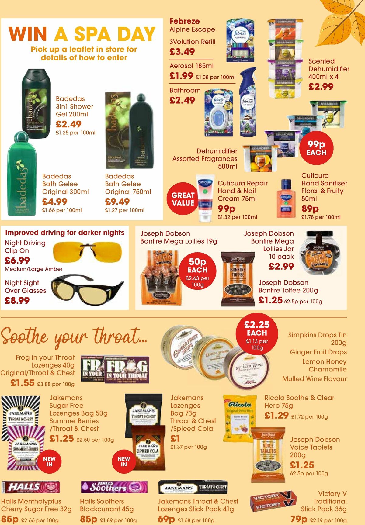 Boyes Offers from 6 October