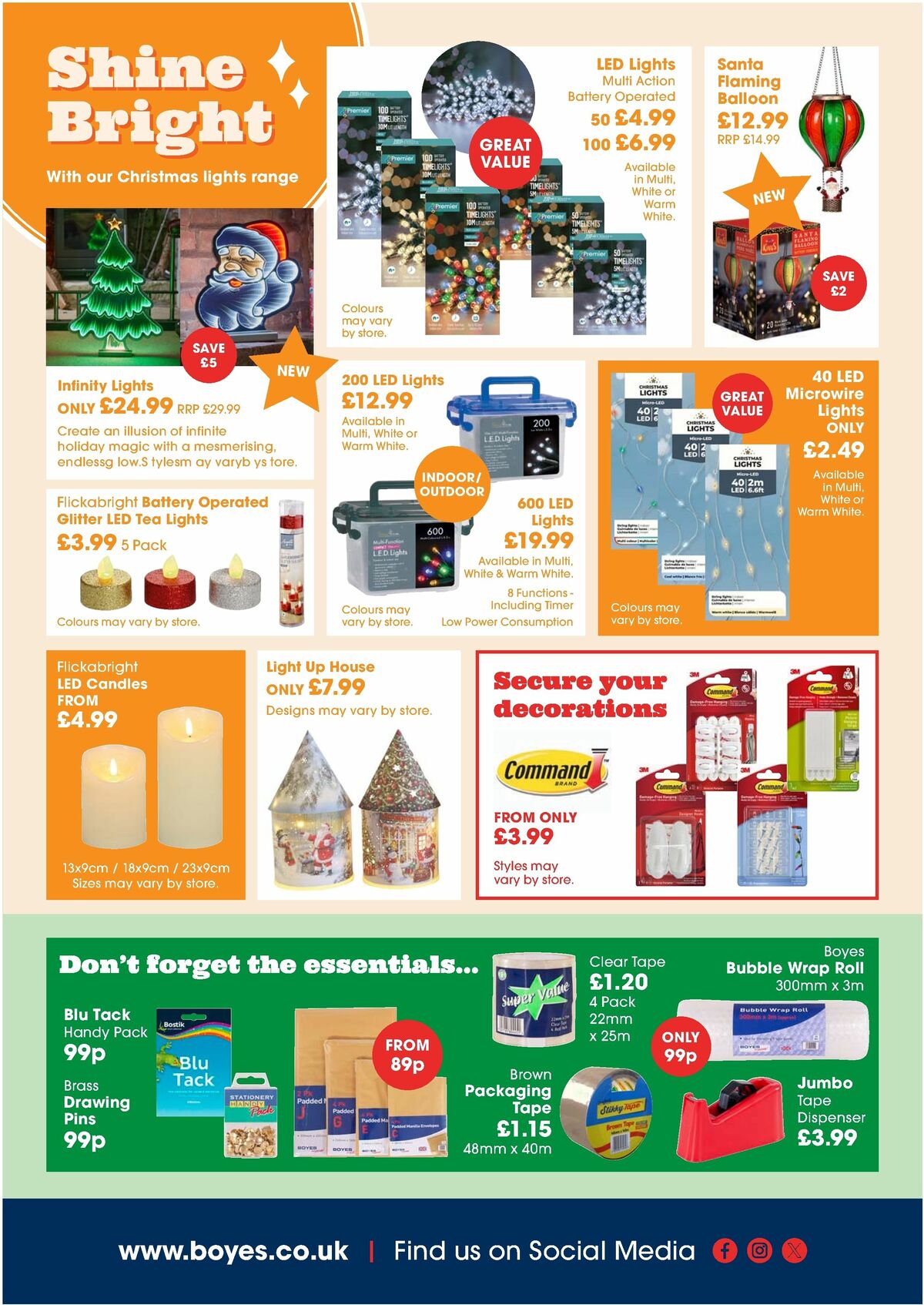 Boyes Offers from 8 November